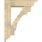 Ekena Millwork Merced Traditional Rough Sawn Bracket w/ Offset Brace, Douglas Fir, 8"W x 30"D x 38"H BKT0806X30X38MRC01RDF - alternate 4